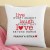 Live Every Moment, Laugh Everyday, Love Beyond Words Personalized Cushion